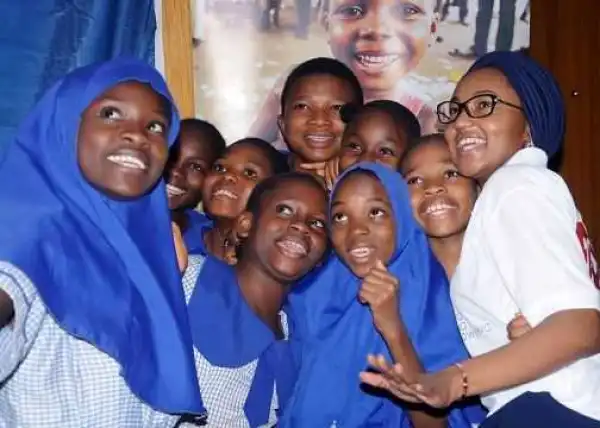 Photos: Soon-to-be bride, Zahra Buhari, engages in charity work in Abuja
